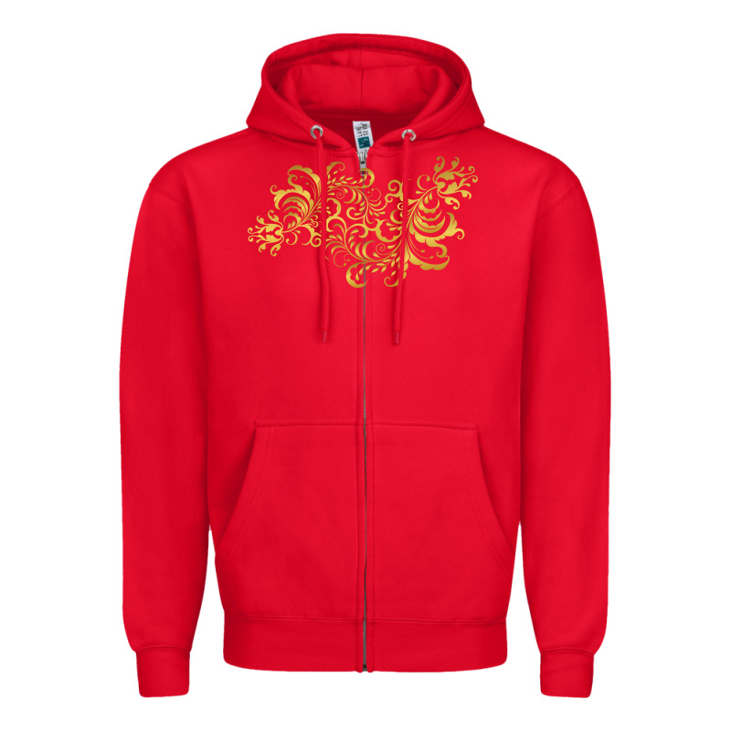 Gold2 Zipper Hoodie by artisFamous | Teevron