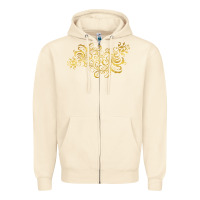 Sandshell Gold2 Zipper Hoodie - artisFamous