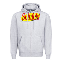Heather Grey new seinfeld Zipper Hoodie - artisFamous