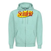Seafoam new seinfeld Zipper Hoodie - artisFamous