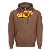 Chestnut new seinfeld Zipper Hoodie - artisFamous