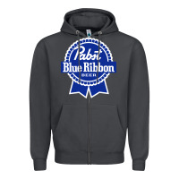 Smoke pabst blue ribbon Zipper Hoodie - artisFamous