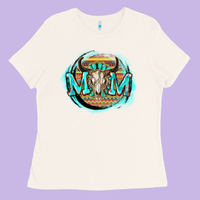 Aztec Mom Mother's Day Ladies Tee Designed By Fadigitalartstudio