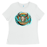 White Aztec mom Mother's Day Ladies Tee - FaDigitalArtStudio