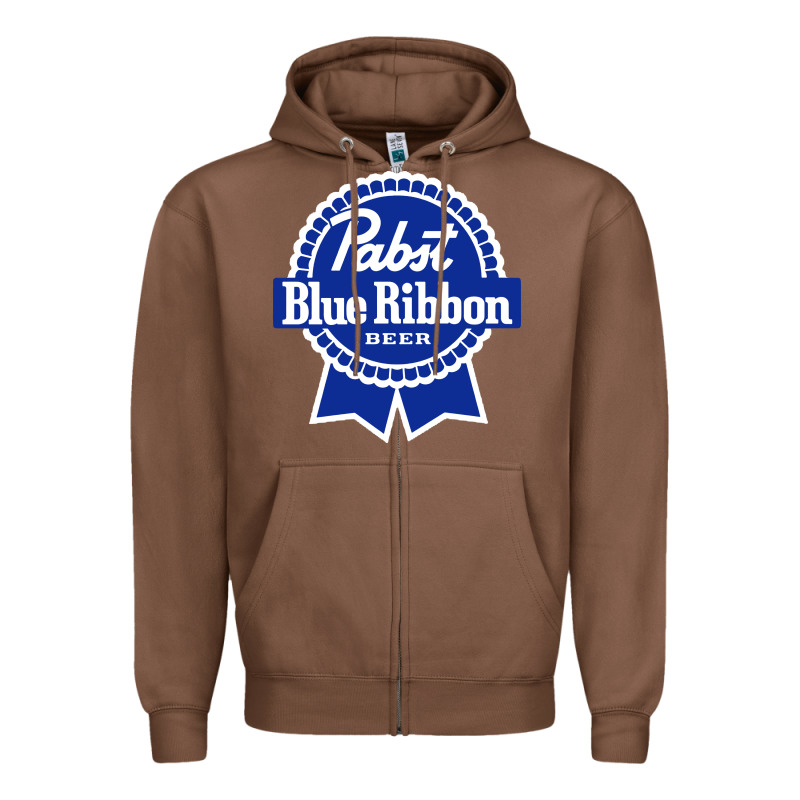 Pabst Blue Ribbon Zipper Hoodie by artisFamous | Teevron