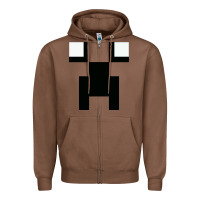 Chestnut Creeper Squad Zipper Hoodie - artisFamous