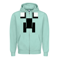 Seafoam Creeper Squad Zipper Hoodie - artisFamous