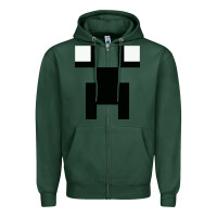 Sports Green Creeper Squad Zipper Hoodie - artisFamous