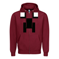 Burgundy Creeper Squad Zipper Hoodie - artisFamous