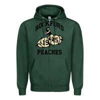 Sports Green rockford peaches Zipper Hoodie - artisFamous