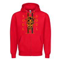 Red soul ii Zipper Hoodie - artisFamous
