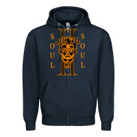 Navy soul ii Zipper Hoodie - artisFamous