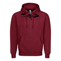 Burgundy staind Zipper Hoodie - artisFamous