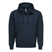 Navy staind Zipper Hoodie - artisFamous