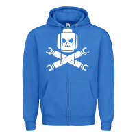 True Royal block face pirate Zipper Hoodie - artisFamous