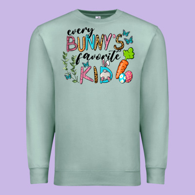 Every Bunnys Favorite Kid Premium Sweatshirt Designed By Ranaportraitstore