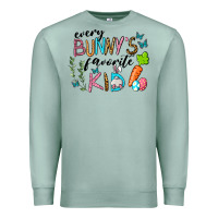 Seafoam Every Bunnys Favorite Kid Premium Sweatshirt - RanaPortraitStore