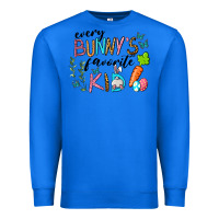 True Royal Every Bunnys Favorite Kid Premium Sweatshirt - RanaPortraitStore