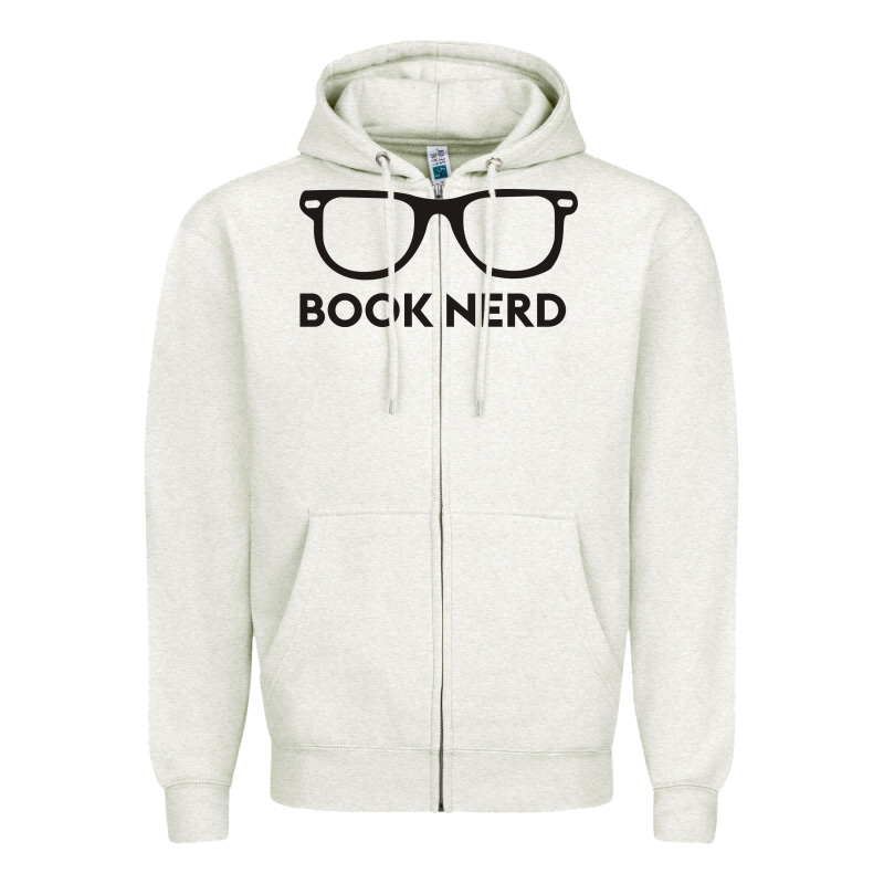 Book Nerd Zipper Hoodie by artisFamous | Teevron