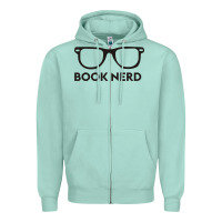 Seafoam book nerd Zipper Hoodie - artisFamous