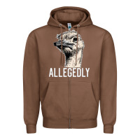 Chestnut letterkenny allegedly ostrich funny Zipper Hoodie - artisFamous