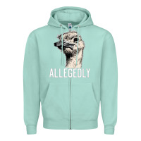 Seafoam letterkenny allegedly ostrich funny Zipper Hoodie - artisFamous