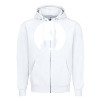 White bunny and full moon funny Zipper Hoodie - artisFamous