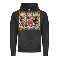 Vintage Black Love Christmas cow Vintage Hoodie - CowhideDigitalArt