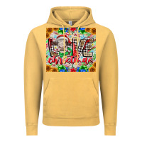 Vintage Mustard Love Christmas cow Vintage Hoodie - CowhideDigitalArt