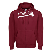 Burgundy the shining inspired redrum Zipper Hoodie - artisFamous