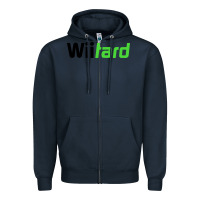 Navy wii tard Zipper Hoodie - artisFamous