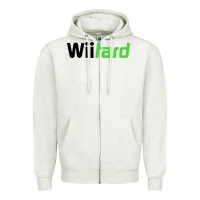 Oatmeal Heather wii tard Zipper Hoodie - artisFamous