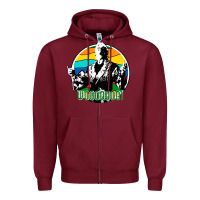Burgundy woooo ric flair Zipper Hoodie - artisFamous