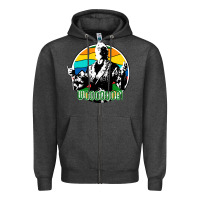Charcoal Heather woooo ric flair Zipper Hoodie - artisFamous