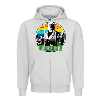 Dove Grey woooo ric flair Zipper Hoodie - artisFamous