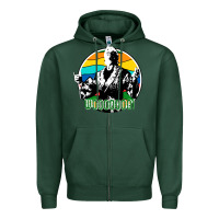 Sports Green woooo ric flair Zipper Hoodie - artisFamous