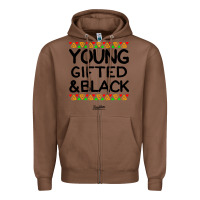 Chestnut young gifted and black african american men Zipper Hoodie - artisFamous