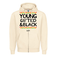 Sandshell young gifted and black african american men Zipper Hoodie - artisFamous