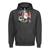 Charcoal Heather ho ho ho coaster Zipper Hoodie - JahusDesignShop