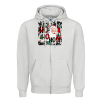 Dove Grey ho ho ho coaster Zipper Hoodie - JahusDesignShop