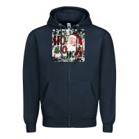Navy ho ho ho coaster Zipper Hoodie - JahusDesignShop