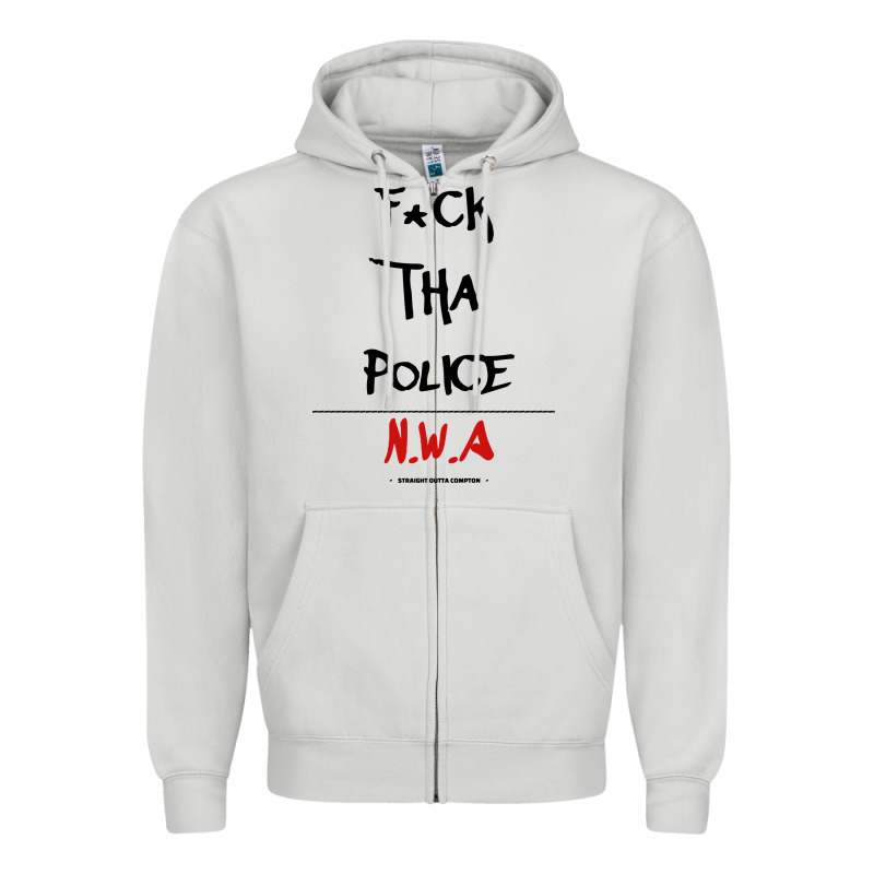 Fck Tha Police Zipper Hoodie by artisFamous | Teevron