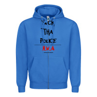 True Royal fck tha police Zipper Hoodie - artisFamous