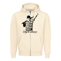 Sandshell legendary hambino Zipper Hoodie - artisFamous