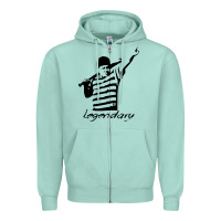 Seafoam legendary hambino Zipper Hoodie - artisFamous