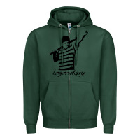 Sports Green legendary hambino Zipper Hoodie - artisFamous