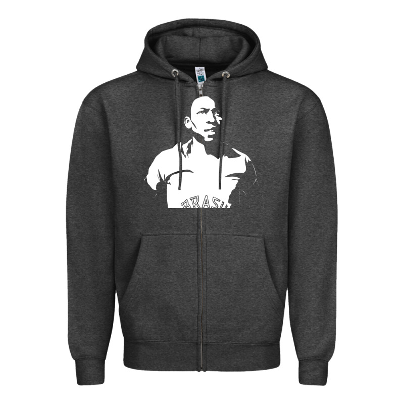 Pele Sillhouette Zipper Hoodie by artisFamous | Teevron