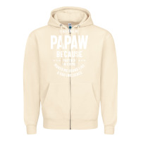 Sandshell Mens They Call Me Papaw Because Partner In Crime - Dad & Grandpa Birth Zipper Hoodie - artisFamous