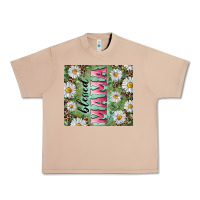 Burro Blessed mama with daisy and leopard Urban Heavy Tee - RanaPortraitStore