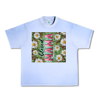 Grape Ice Blessed mama with daisy and leopard Urban Heavy Tee - RanaPortraitStore